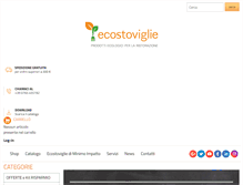 Tablet Screenshot of ecostoviglie.com